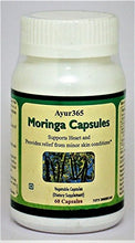 Load image into Gallery viewer, Ayur365 Moringa Veg Capsules 60 ct. - Cardiotonic & for Eczema, Minor cuts and Wounds