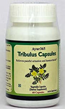 Load image into Gallery viewer, Ayur365 Tribulus Capsules for Relief of painful Urination &amp; Haemorrhoids 60 ct.
