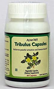 Ayur365 Tribulus Capsules for Relief of painful Urination & Haemorrhoids 60 ct.